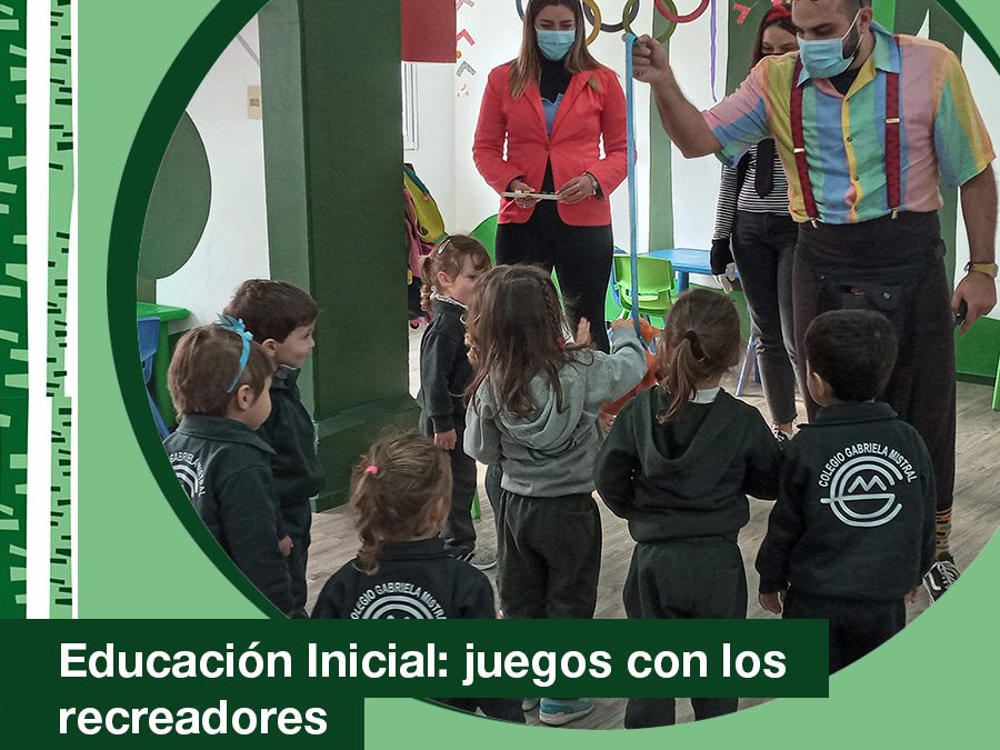 2021. Educación Inicial: juegos y diversión con los recreadores del Colegio.