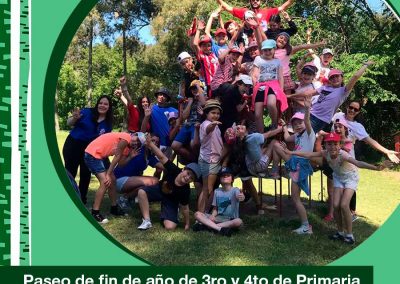 2021. Paseo de fin de año de 3ro y 4to de Primaria