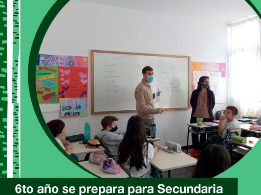 2021. Actividad conjunta del departarmento de psicología, adscripto, maestra y teacher con alumnos de 6to año de Primaria.