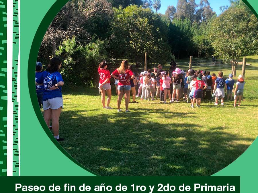 2021. Paseo de fin de año de 1ro y 2do año Primaria