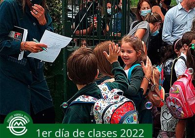 2022 – 1er día de clases.