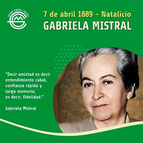 Natalicio de Gabriela Mistral